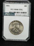 1954 Franklin Half Dollar MS FBL