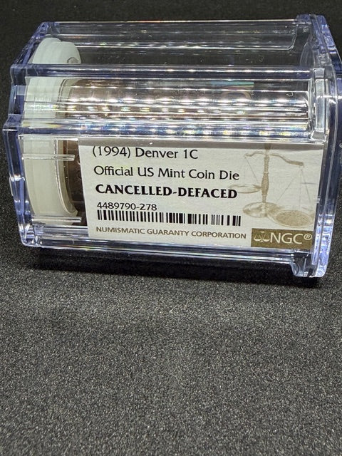 1994 Denver 1 cent Coin Die